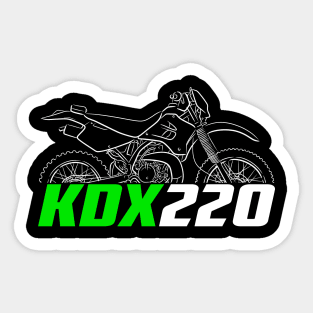 Kawasaki KDX 220 1997-2005 Sticker
